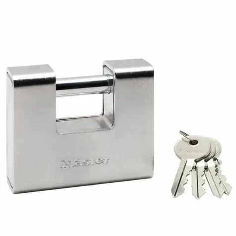 Master Lock 690EURD Rechteckiges Vorhängeschloss für erhöhten Schutz - 90 mm
