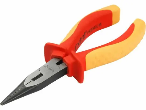 Extol- Premium Halbrundzange gerade 160mm / 1000V / VDE / CrV 