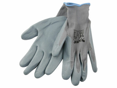 Extol- Premium Nylonhandschuhe, teilweise in Nitril getaucht - Größe S/8" 