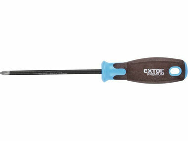 Extol- Premium SUPERGRIP Kreuzschlitzschraubendreher PH 2x125mm / CrV 