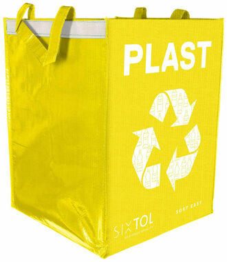 SIXTOL SORT Easy PLASTIC / Beutel für sortierten Abfall / 30x30x40cm / 36l 