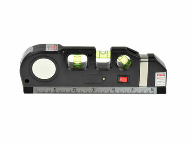 GEKO Laser-Wasserwaage mit Messgerät 2,5 m 