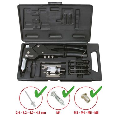 KS Tools 10-teiliger Universal-Handnietzangen-Satz