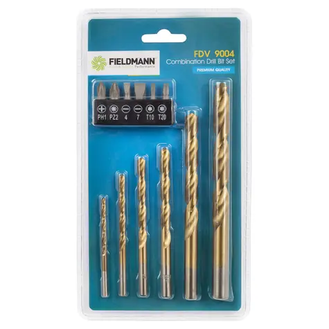 Fieldmann FDV 9004 / Eisenbohrer-Set mit Bits 12-tlg.