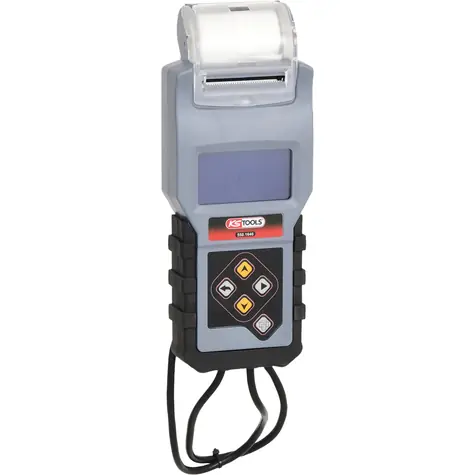 KS Tools Digitaler Tester von Batterien und Ladesystemen 12 V / mit integriertem Drucker