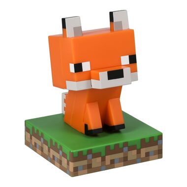 Paladone Minecraft Fox Icon Light / Tischlampe / 11 cm / 2x AAA Batterien 