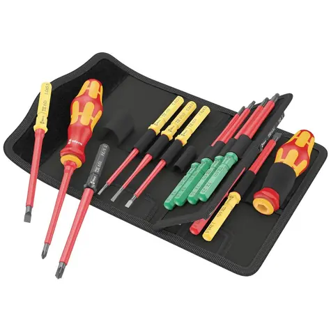 Wera Kraftform Kompakt VDE 17 Universal 1 Werkzeugfinder - 17-teilig