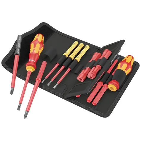 Wera Kraftform Kompakt VDE 18 Universal 2 Werkzeugfinder - 18-teilig