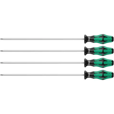 Wera 367/4 TORX HF Kraftform PLUS Schraubendrehersatz mit Haltefunktion - 4-teilig