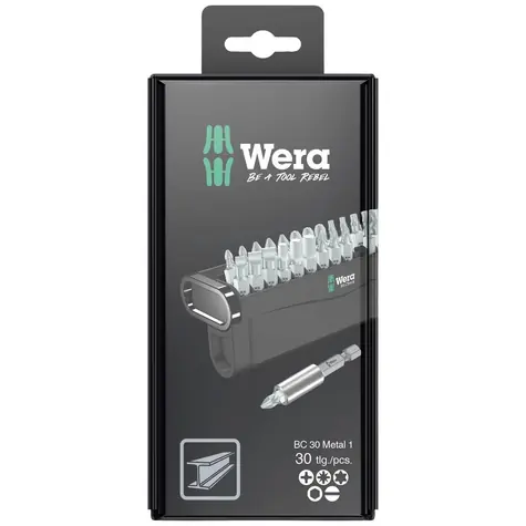 Wera Bit-Check 30 Metall 1 SB - 30-teilig