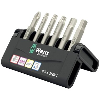 Wera Bit-Check 6 SHK 1 SB - 6-teilig