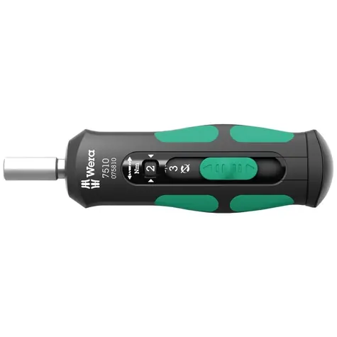 Wera 7510 Drehmomentschraubendreher Kraftform Safe-Torque Speed / 1-3 Nm