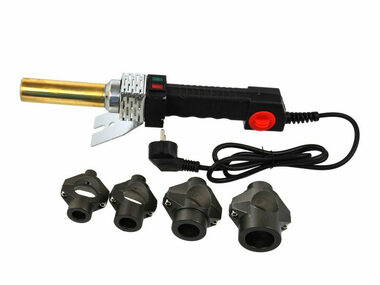 GEKO Polyfusionsschweißgerät für Kunststoffrohre 0-300°C / 1000W 