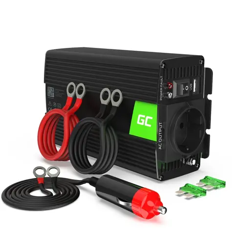 Green Cell Spannungswandler von 12V auf 230V - 300W/600W - modifizierter Sinus