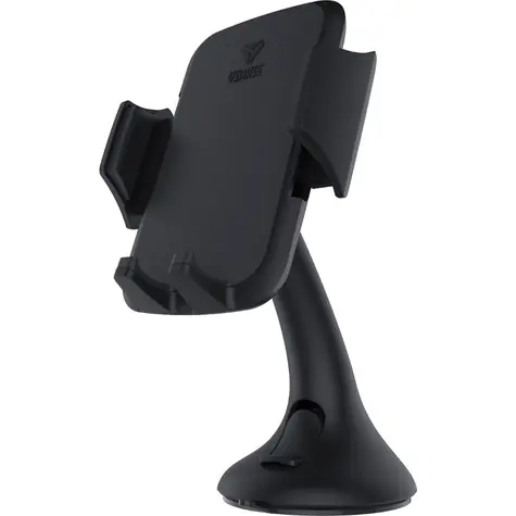 YENKEE YSM 415 schwarz / Handyhalterung für Armaturenbrett oder Windschutzscheibe / geeignet für Handys bis 6"