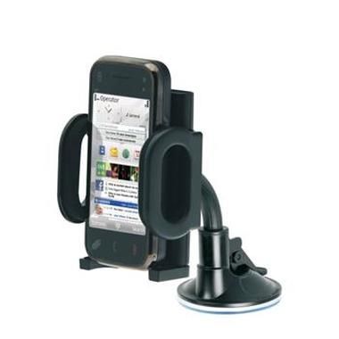 Unverpackt - CellularLine Crab Universalhalterung mit Saugnapf für Handys und Smartphones / flexibler Arm / unverpackt