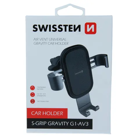 Ausgepackt - Swissten S-GRIP G1-AV3 / GRAVITY Auto-Lüftungshalterung / ausgepackt