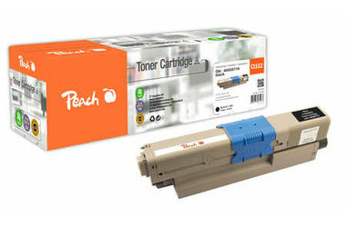 Peach Remanufactured Alternativtoner OKI 46508716 schwarz / für C332 / 1500 Seiten