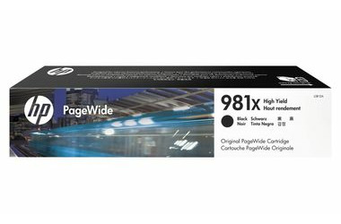 HP Original Tintenpatrone 981X schwarz / für HP PageWide Enterprise Color 556dn & 556xh / 194ml