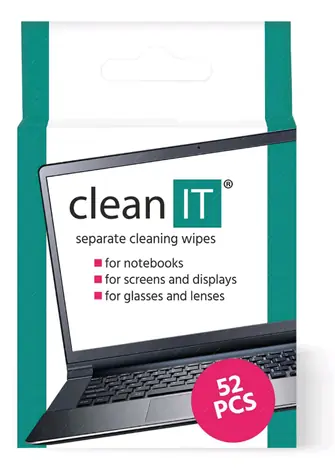 Clean IT Feuchtreinigungstücher, Stück / 52 Stk