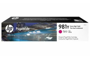 HP Original Tintenpatrone 981Y lila / für HP PageWide Enterprise Color 556dn & 556xh / 185ml
