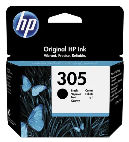 HP 3YM61AE Originalpatrone 305 schwarz / HP DeskJet 2320 & HP DeskJet 2720 / 2 ml 