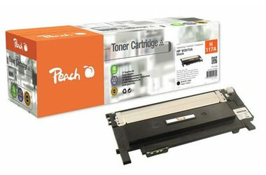 Peach 117A kompatibler Toner Schwarz / für HP Color Laser 150a & 150nw & HP Color Laser MFP 178nw & 179fnw / 1000 Seiten