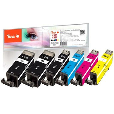 Peach PGI-520 MultiPack PLUS alternative Tintenpatrone