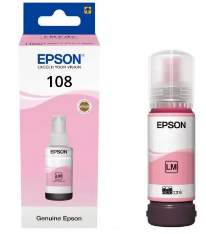 Epson 108 EcoTank Originaltinte hellviolett / für L8050 / 70 ml 