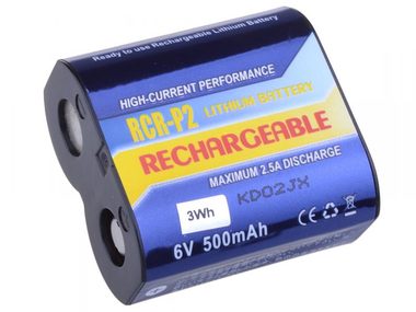 Avacom Wiederaufladbarer Fotoakku CR-P2 / DL223A / Li-Fe / 6V / 500mAh / 3Wh