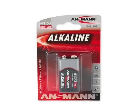 Ansmann 6LR61 9V-Block RED Batterie 9V Alkaline