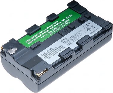 T6 Power Akku Sony NP-F330/550 / 2300mAh / grau