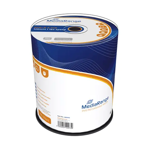 MediaRange DVD+ R 4,7GB 16x Spindel 100 Stk 