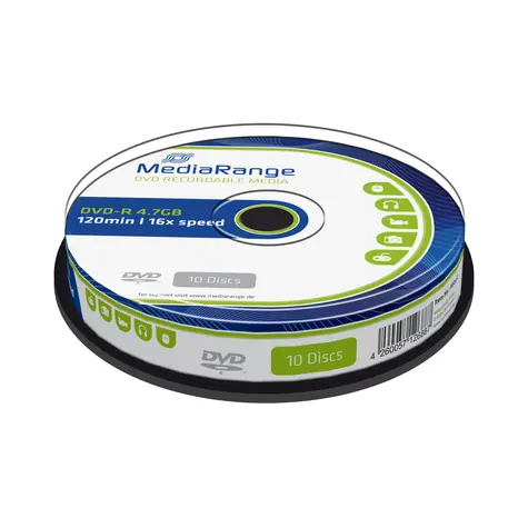 MediaRange DVD- R 4,7GB 16x Spindel 10 Stk 