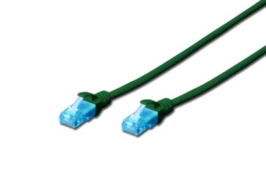 Digitus Ecoline Cable grün 5m / UTP / CAT 5e / AWG 26:7 