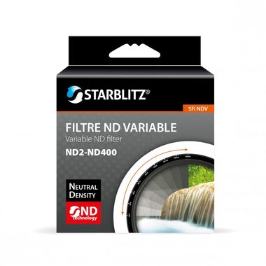 Starblitz ND variabler (ND2-ND400) Filter 49 mm / variabler Neutralgraufilter 