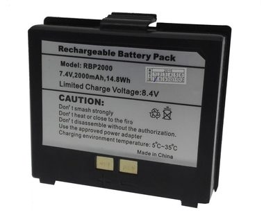 Cashino Ersatz-Li- ION -Akku 2000 mAh für tragbare Drucker PTP-II und PTP-III