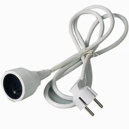 PremiumCord Verlängerungskabel 230V, 5m, Stecker-Buchse