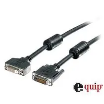 Equip DVI-D<->DVI-D-Verlängerungskabel 1,8 m / Dual-Link