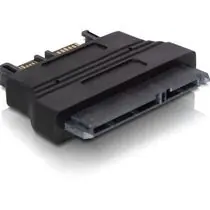 DeLock Adapter SATA 22pin Buchse -> Slim SATA 7+6pin Stecker