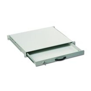 Digitus 19" abschließbare Tastaturschublade 1HE grau RAL 7035