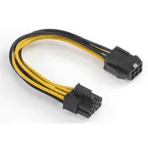 Akasa Kabel AK-CB051 Reduktion PCIe auf ATX12V 15 cm