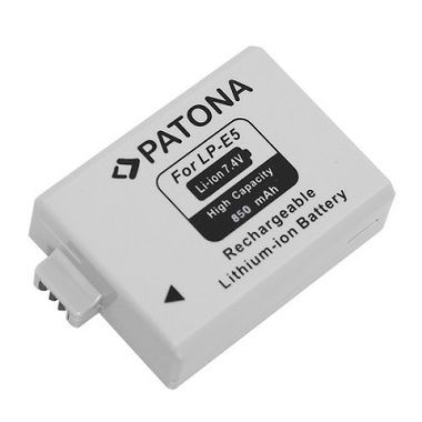 Patona Akku für Foto Canon LP- E5 850mAh