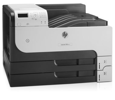 HP LaserJet Enterprise 700 M712dn / Laser Schwarzweiß / 41 Seiten pro Minute / A3 / USB / LAN / Duplex