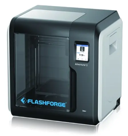 Gembird Flashforge Adventurer 3 / 3D-Drucker / 2,8" Touchscreen / 150 x 150 x 150 mm / ABS & PLA (1,75 mm)