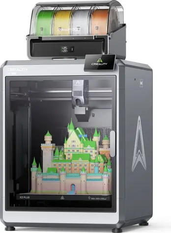 Creality K2 PLUS Combo / 3D-Drucker + CFS- Kit / Schicht 0,05-0,3 mm / Geschwindigkeit 600 mm/s / Touch-Display / WLAN