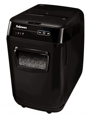 Fellowes Aktenvernichter AutoMax 200 M / 200 Blatt / 2x14 mm / 230 mm / 32 L