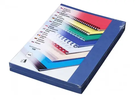 EuroSupplies Delta Kartonagen A4 dunkelblau 100 Stk