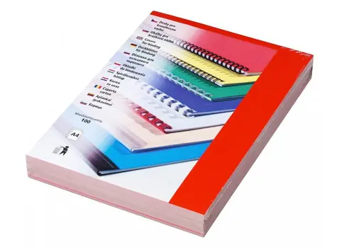 EuroSupplies CHROMO Kartonagen A4 rot 100 Stk