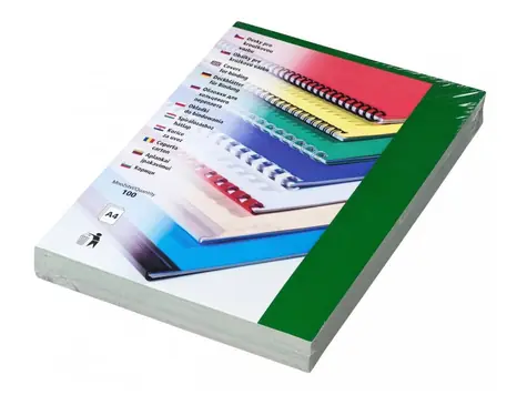 EuroSupplies CHROMO Papptafeln A4 grün 100 Stk